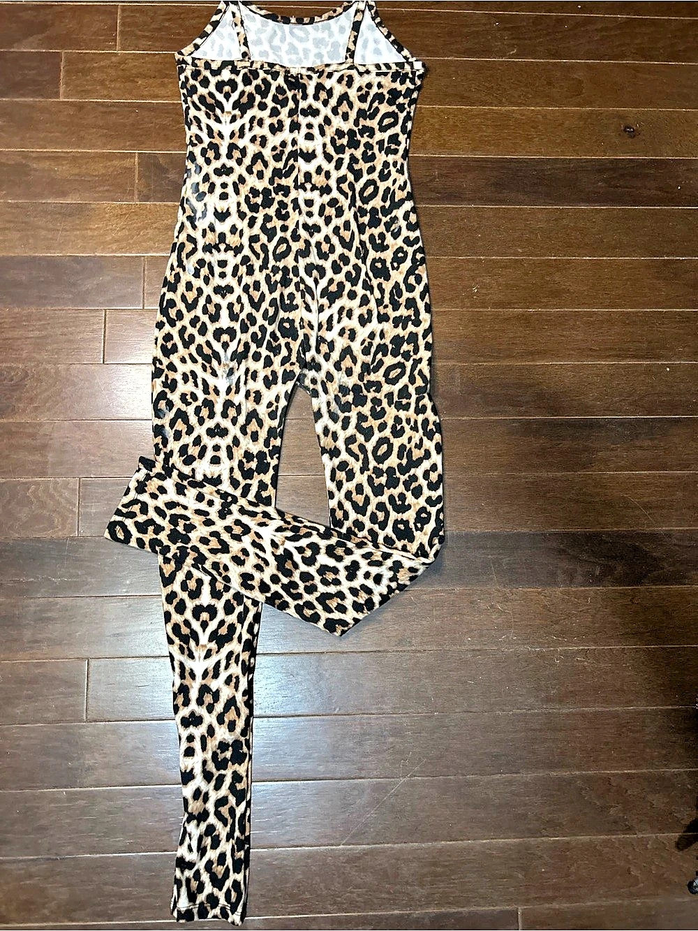 Popular 21 Strapless Leopard Print Jumpsuit Size Medium